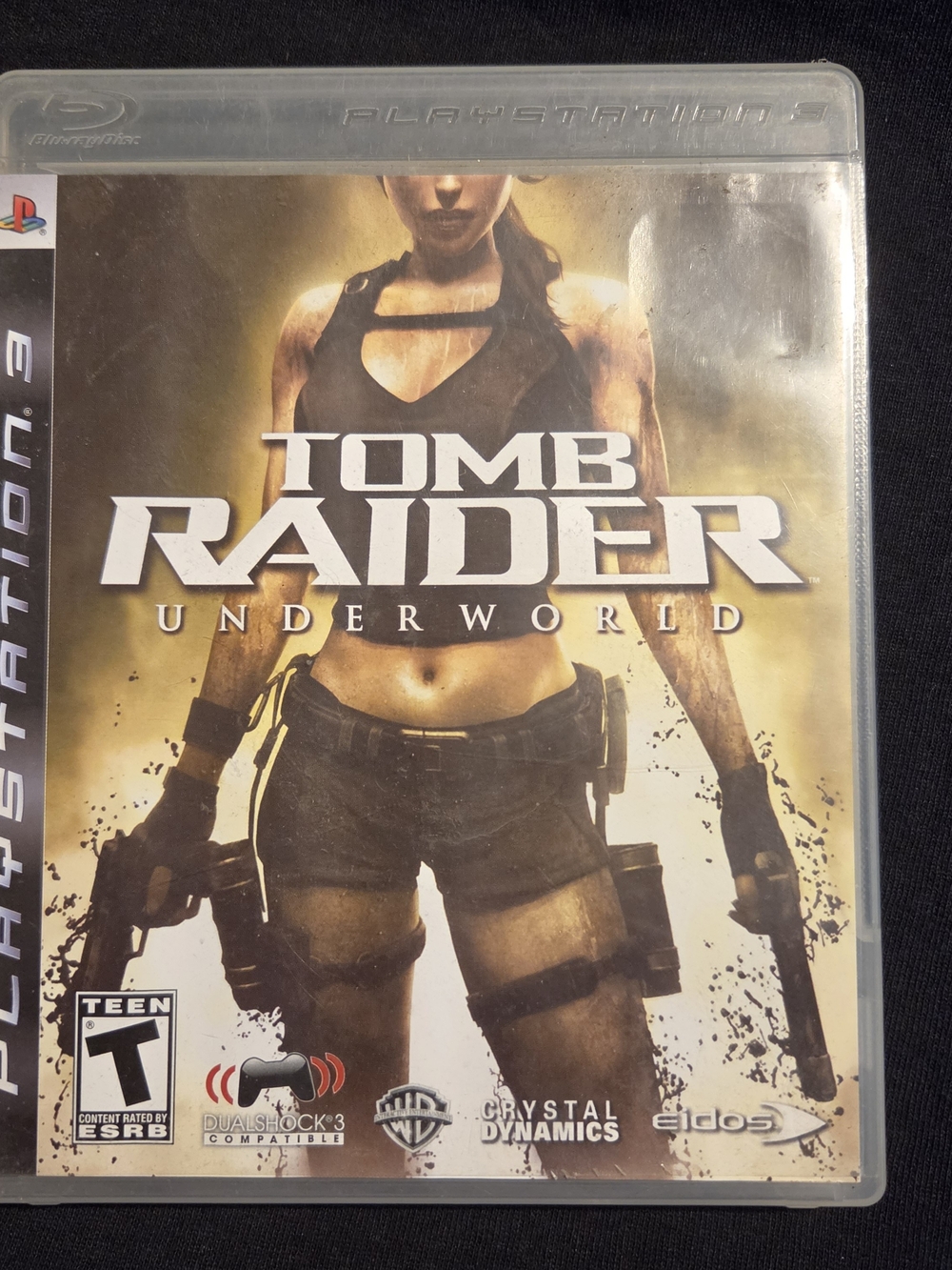 Tomb Raider: Underworld (Sony) - Black/Gold Cover